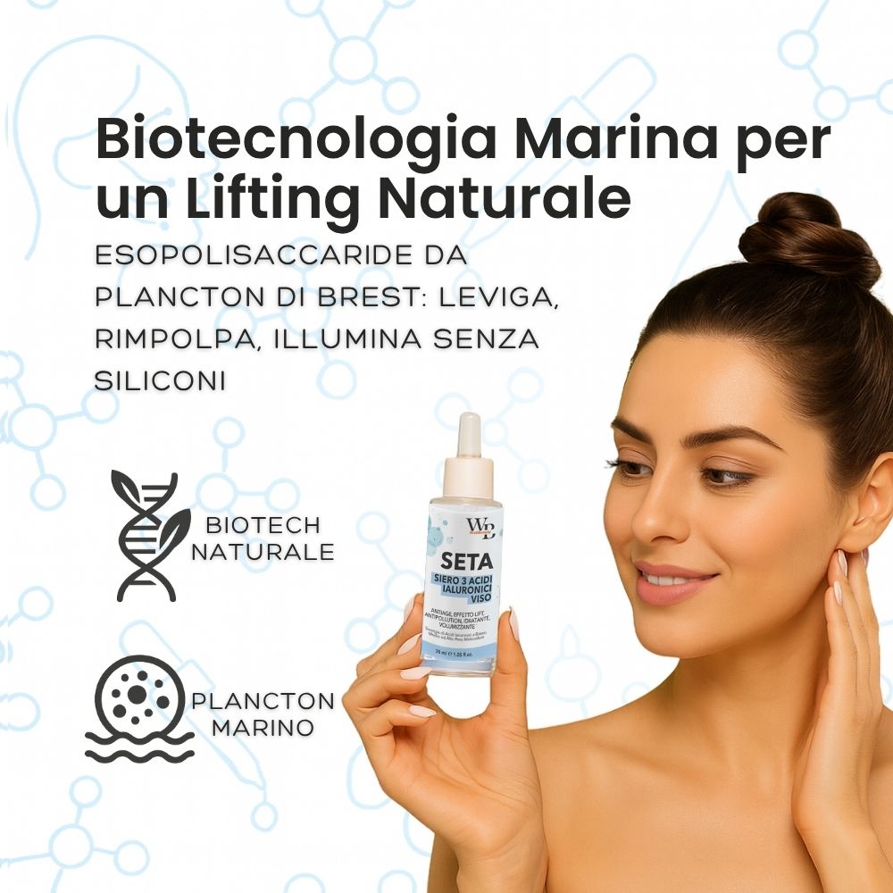 WellBeauty Seta Siero Viso ai 3 Acidi Ialuronici