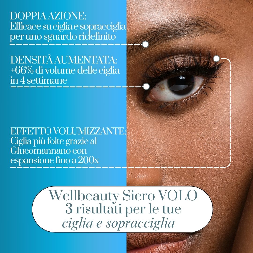 WellBeauty Volo Siero Ciglia Ristrutturante Concentrato