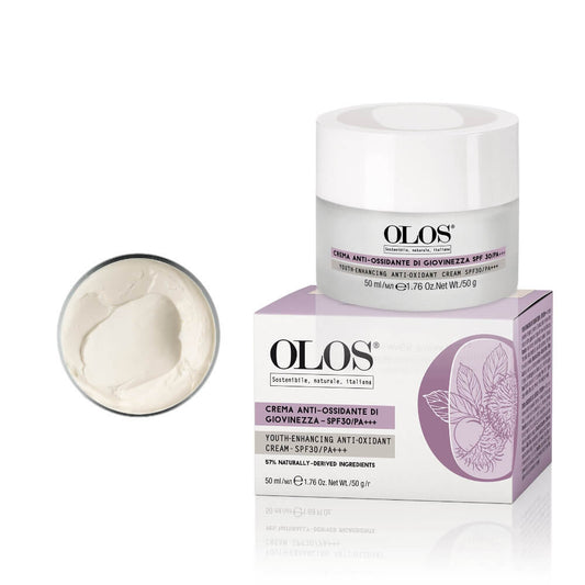 Olos Viso Crema Anti-Ossidante Di Giovinezza Spf 30/Pa+++