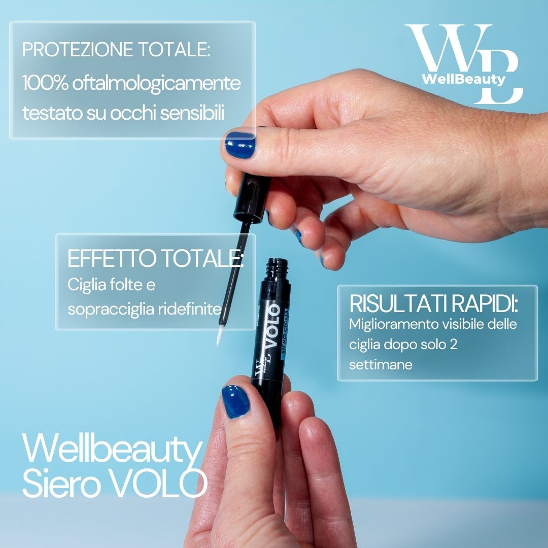 WellBeauty Volo Siero Ciglia Ristrutturante Concentrato