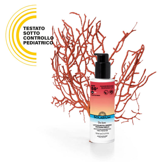 Solarium SPF 50+Latte Solare Protezione Famiglia Viso & Corpo