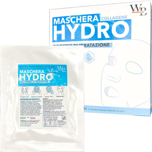 Wellbeauty® HydroLyo - Maschera al Collagene Marino Viso