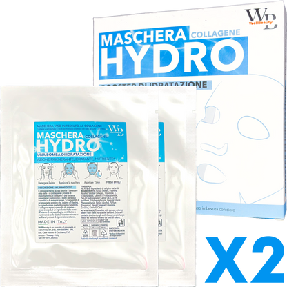 Wellbeauty® HydroLyo - Maschera al Collagene Marino Viso