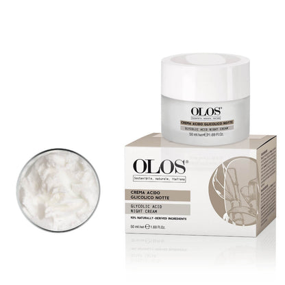 Olos Viso Crema Acido Glicolico Notte